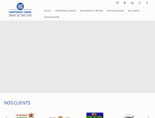 Tablet Screenshot of competencesconseil.net